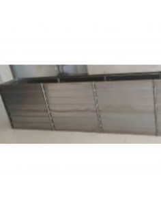 Giroletto a Molle con Materasso Nero 160x200 cm in Tessuto