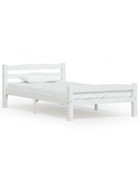 Giroletto Bianco in Legno Massello di Pino 100x200 cm