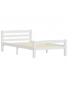 Giroletto Bianco in Legno Massello di Pino 100x200 cm 2