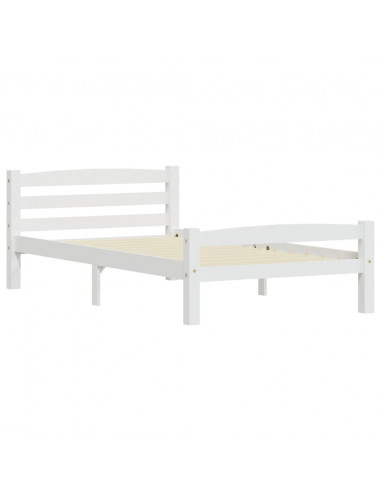 Giroletto Bianco in Legno Massello di Pino 100x200 cm