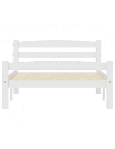 Giroletto Bianco in Legno Massello di Pino 100x200 cm