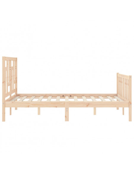 Giroletto con Testiera 140x190 cm in Legno Massello