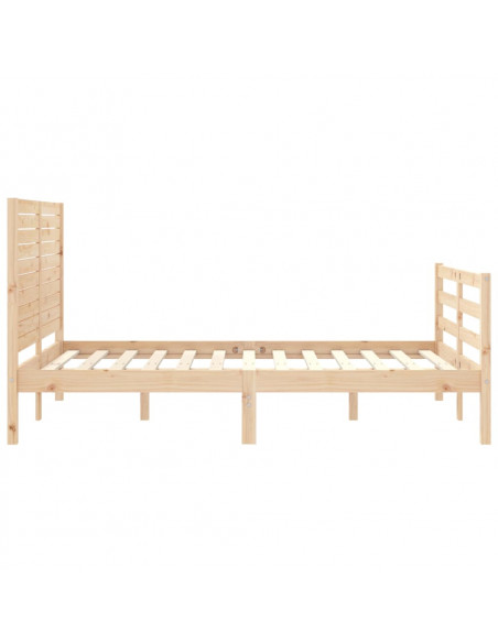 Giroletto con Testiera 140x200 cm in Legno Massello