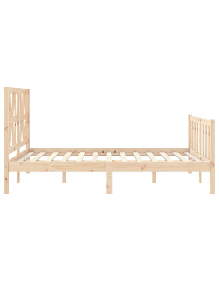 Giroletto con Testiera 140x200 cm in Legno Massello