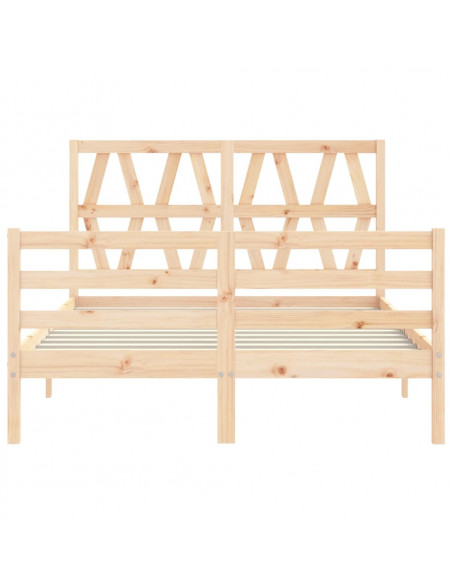 Giroletto con Testiera 140x200 cm in Legno Massello