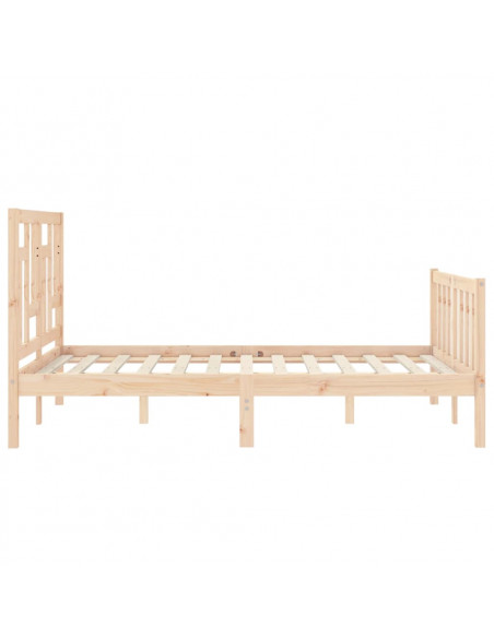 Giroletto con Testiera 140x200 cm in Legno Massello