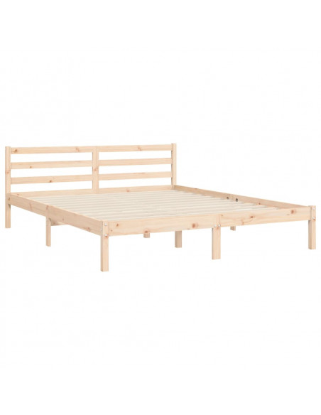 Giroletto con Testiera 160x200 cm in Legno Massello