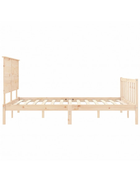 Giroletto con Testiera 160x200 cm in Legno Massello