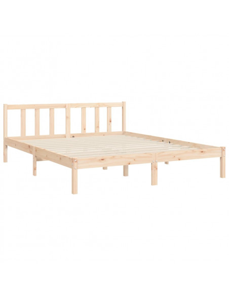 Giroletto con Testiera 160x200 cm in Legno Massello