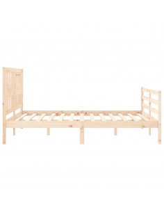 Giroletto con Testiera 160x200 cm in Legno Massello