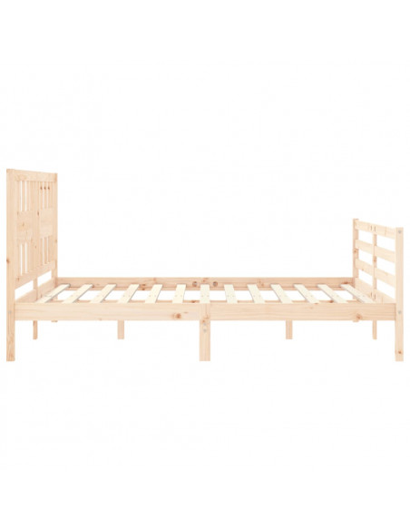 Giroletto con Testiera 160x200 cm in Legno Massello