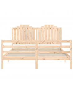 Giroletto con Testiera 160x200 cm in Legno Massello