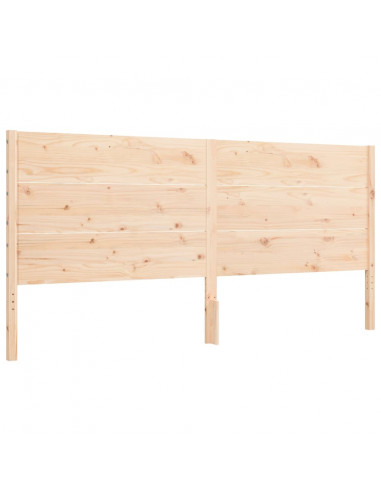 Giroletto con Testiera 200x200 cm in Legno Massello