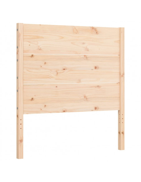 Giroletto con Testiera 90x200 cm in Legno Massello