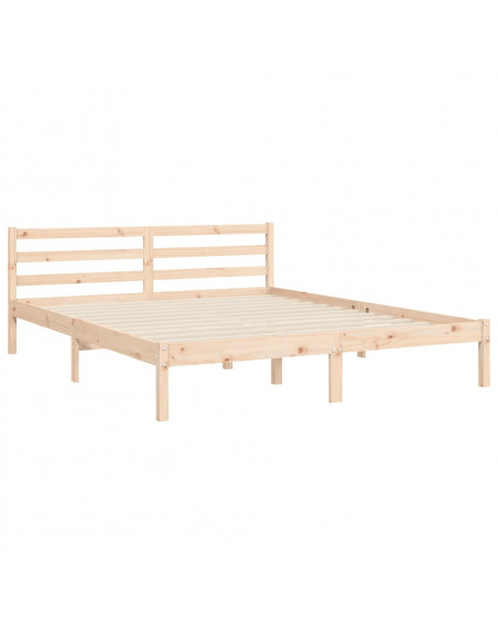 Giroletto con Testiera King Size in Legno Massello