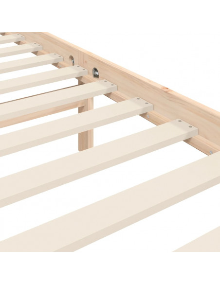 Giroletto con Testiera Super King Size in Legno Massello