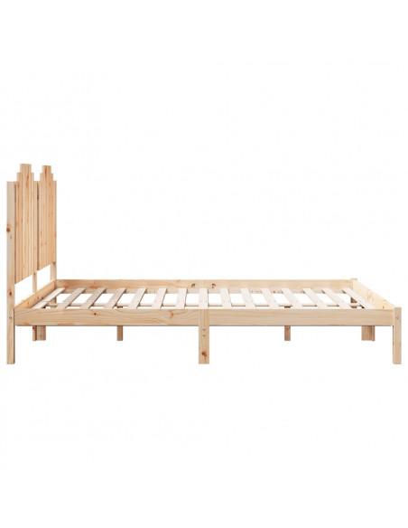 Giroletto Extra Lungo senza Materasso 160x210 cm Legno Massello