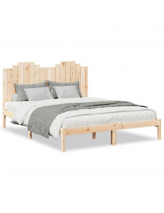 Giroletto Extra Lungo senza Materasso 160x220 cm Legno Massello