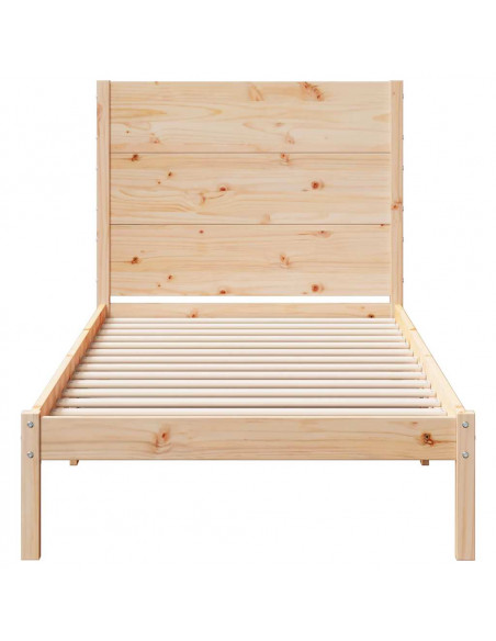 Giroletto Extra Lungo senza Materasso 90x210 cm Legno Massello