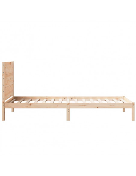 Giroletto Extra Lungo senza Materasso 90x210 cm Legno Massello