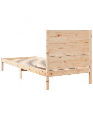 Giroletto Extra Lungo senza Materasso 90x210 cm Legno Massello