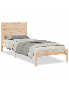 Giroletto Extra Lungo senza Materasso 90x220 cm Legno Massello