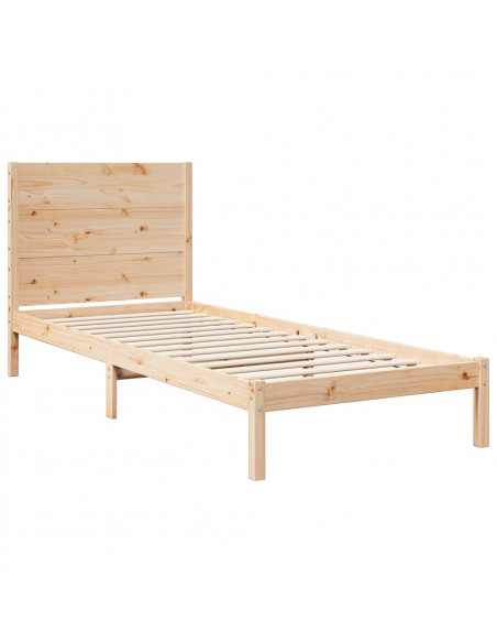 Giroletto Extra Lungo senza Materasso 90x220 cm Legno Massello