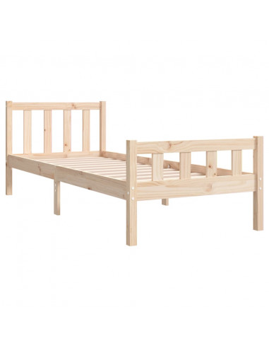 Giroletto in Legno Massello 90x190 cm Single