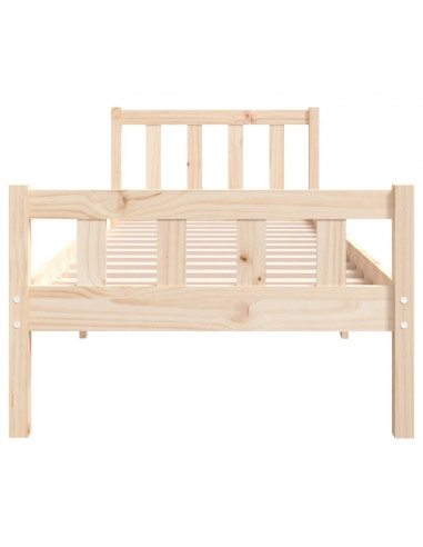 Giroletto in Legno Massello 90x190 cm Single