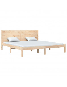 Giroletto in Legno Massello di Pino 200x200 cm 2