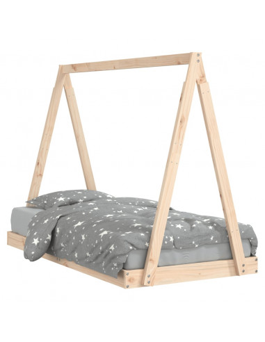 Giroletto per Bambini 80x160 cm in Legno Massello di Pino