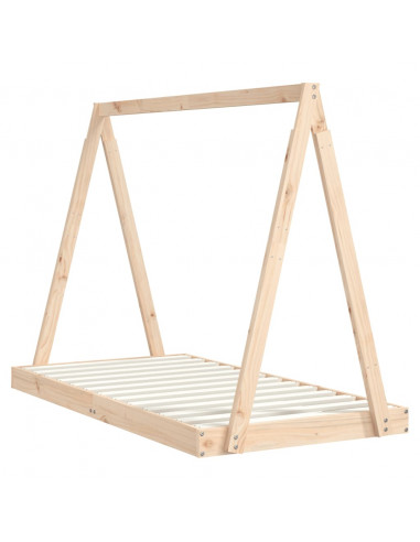 Giroletto per Bambini 80x160 cm in Legno Massello di Pino