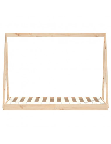 Giroletto per Bambini 80x160 cm in Legno Massello di Pino