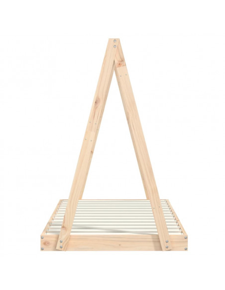 Giroletto per Bambini 80x160 cm in Legno Massello di Pino
