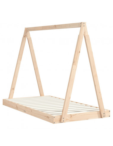 Giroletto per Bambini 80x160 cm in Legno Massello di Pino