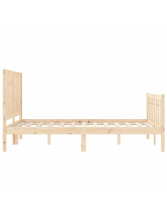 Giroletto senza Materasso 120x200 cm in Legno Massello di Pino