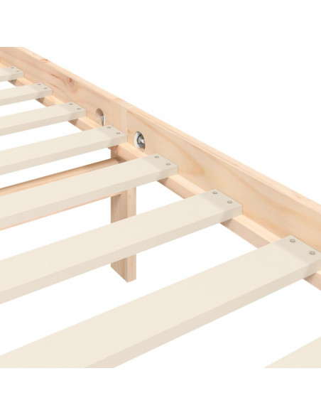 Giroletto senza Materasso 120x200 cm in Legno Massello di Pino