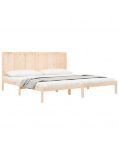 Giroletto senza Materasso 200x200 cm in Legno Massello di Pino 2