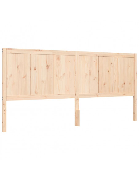 Giroletto senza Materasso 200x200 cm in Legno Massello di Pino
