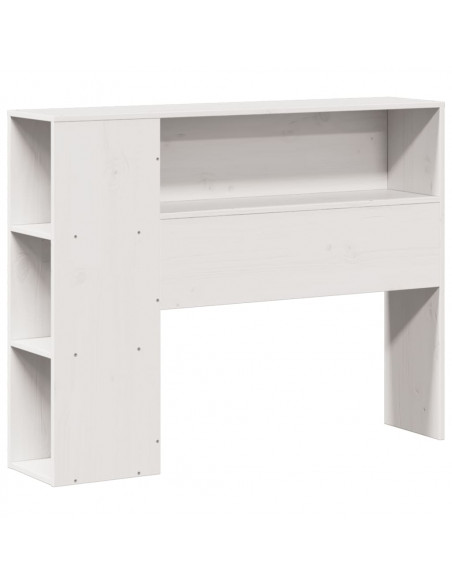 Giroletto senza Materasso Bianco 75x190 Legno Massello di Pino