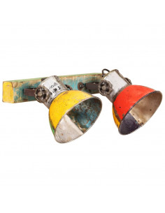 Lampada da Parete Industriale Multicolore 45x25 cm E27 2