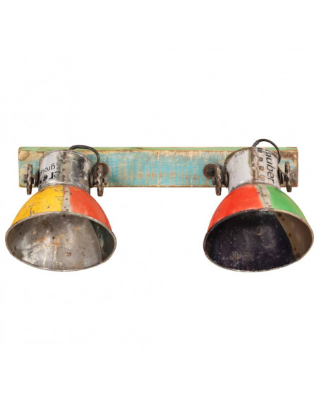 Lampada da Parete Industriale Multicolore 45x25 cm E27