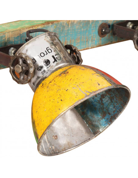 Lampada da Parete Industriale Multicolore 45x25 cm E27