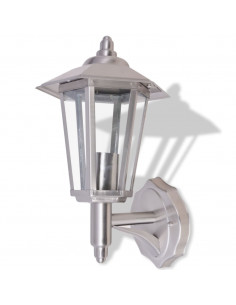 Lampada da parete per esterno in acciaio inox