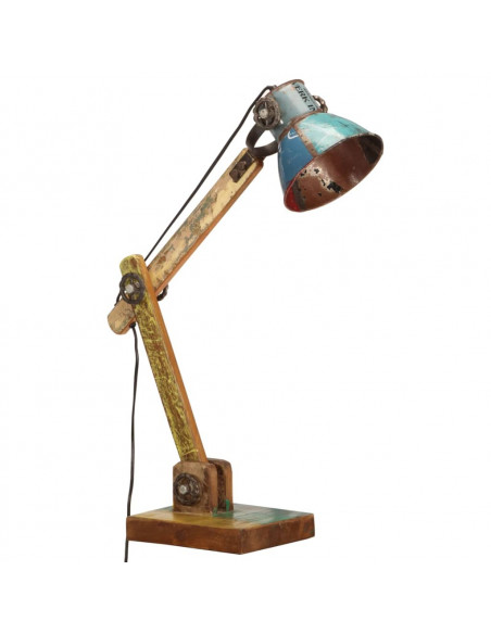 Lampada Scrivania Industriale Rotonda Multicolore 23x18x95 E27