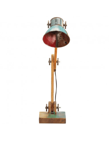 Lampada Scrivania Industriale Rotonda Multicolore 23x18x95 E27
