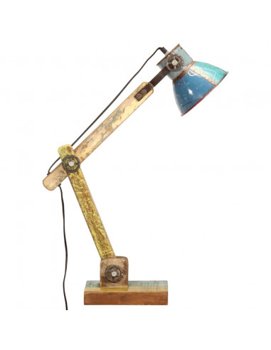 Lampada Scrivania Industriale Rotonda Multicolore 23x18x95 E27