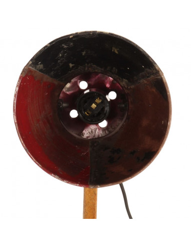 Lampada Scrivania Industriale Rotonda Multicolore 23x18x95 E27