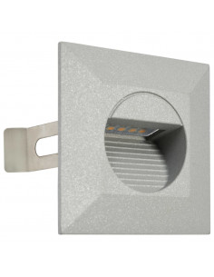 Lampade da Parete da Esterno a LED 6 pz 2 W Argento Quadrate 2