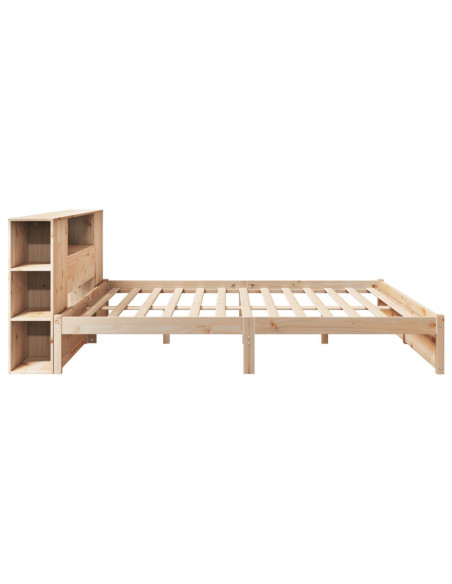 Letto Libreria senza Materasso 180x200 cm in Legno di Pino